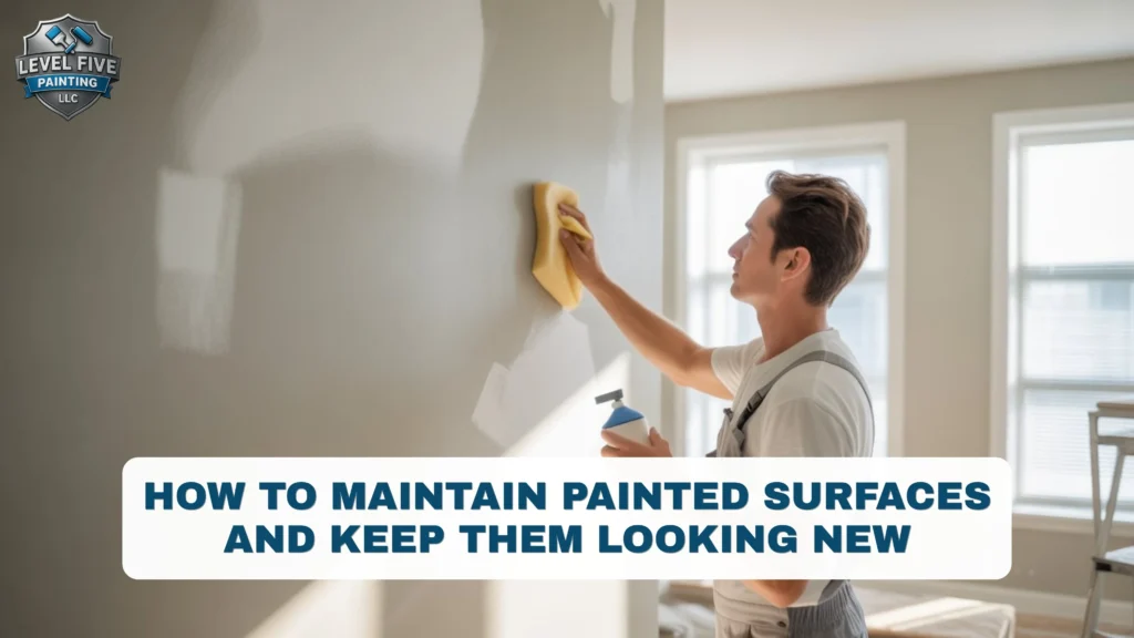How to Maintain Painted Surfaces and Keep Them Looking New